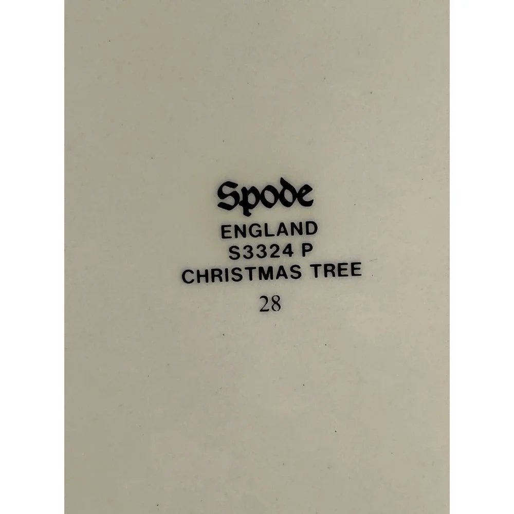Spode christmas tree